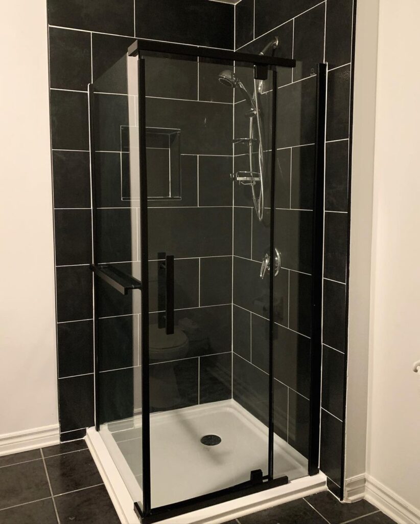 Barrhaven Basement Shower After Remodel