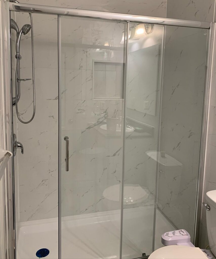 Barrhaven Basement Shower After Renovation